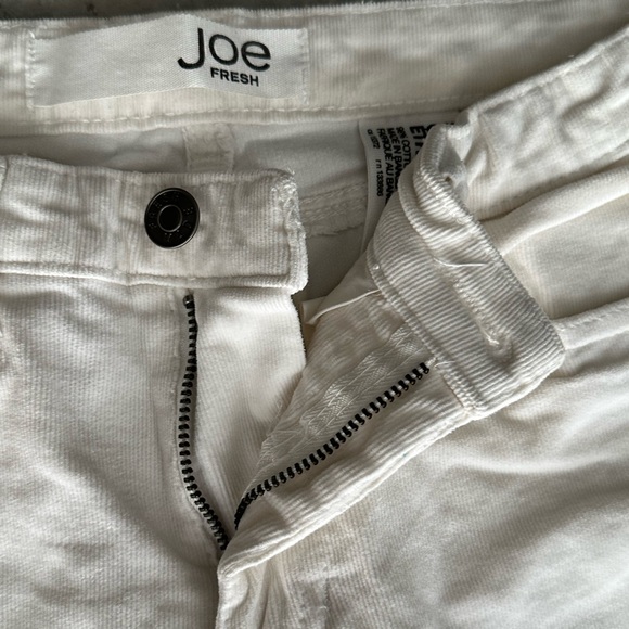 Summer white pants Joe Fresh Size 0 - Picture 2 of 5